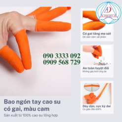 bao-tay-ngon-cao-su-cam-san