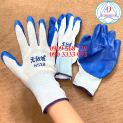 gang-tay-nitrile-phu-son-xanh-n518