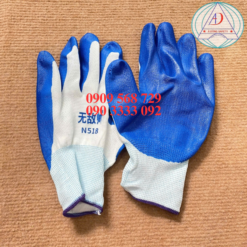 gang-tay-nitrile-phu-son-xanh-n518