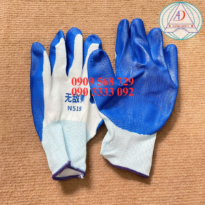 gang-tay-nitrile-phu-son-xanh-n518