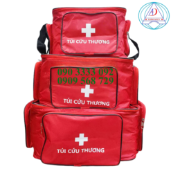 Túi Y Tế Cứu Thương Đỏ (Không Gồm Thiết Bị Y Tế)